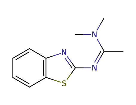 Ethanimidamide, N-2-benzothiazolyl-N,N-dimethyl- (9CI)