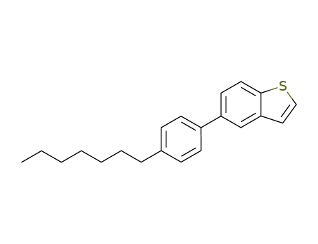 5-(4-heptyl-phenyl)-benzo[<i>b</i>]thiophene