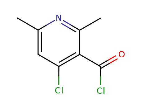 3-피리딘카르보닐 클로라이드, 4-클로로-2,6-디메틸-(9CI)