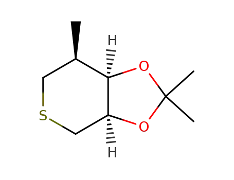 (3R,4R,5S)-3,4-isopropylidenedioxy-5-methylthiane