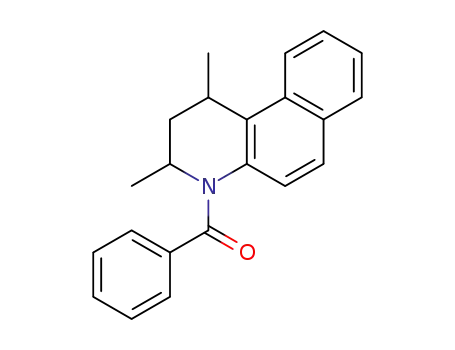 1,2,3,4-tetrahydro-2,4-dimethyl-N-benzoyl-5,6-benzoquinoline