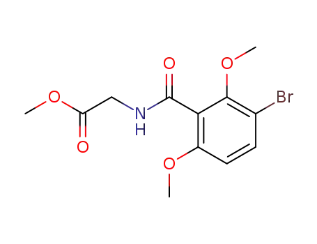methyl 3-bromo-2,6-dimethoxybenzamidoacetate