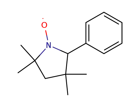 Molecular Structure of 78139-74-9 (1-Pyrrolidinyloxy, 2,2,4,4-tetramethyl-5-phenyl-)