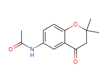 Molecular Structure of 186774-61-8 (N-(2,2-Dimethyl-4-oxochroman-6-yl)acetamide)