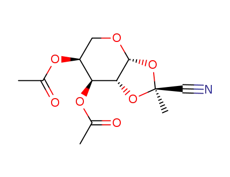 3,4-di-O-acetyl-1,2-O-<(1-exo-cyano)ethylidene>-β-L-arabinopyranose