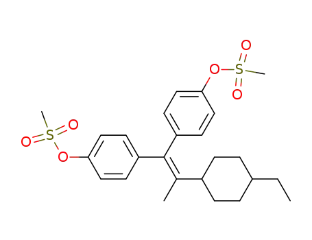 Methanesulfonic acid 4-[2-(4-ethyl-cyclohexyl)-1-(4-methanesulfonyloxy-phenyl)-propenyl]-phenyl ester