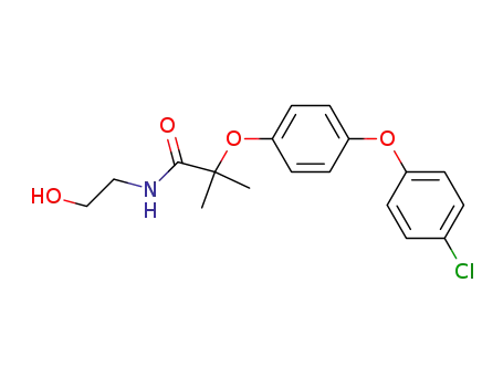 2-[4-(4-Chloro-phenoxy)-phenoxy]-N-(2-hydroxy-ethyl)-2-methyl-propionamide