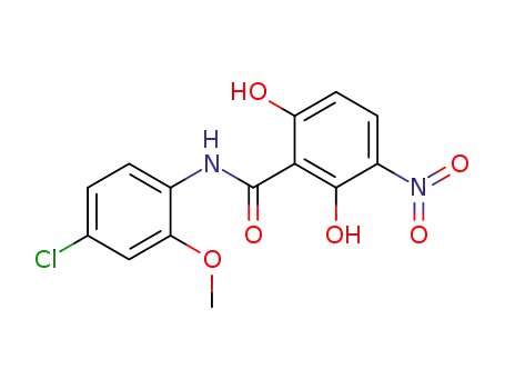 N-(4-Chloro-2-methoxy-phenyl)-2,6-dihydroxy-3-nitro-benzamide