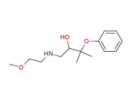 2-Butanol, 1-[(2-methoxyethyl)amino]-3-methyl-3-phenoxy-