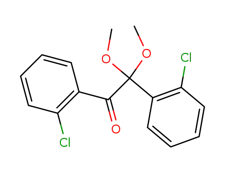 Molecular Structure of 63818-43-9 (2,2'-Dichlorbenzyl-dimethylmonoketal)