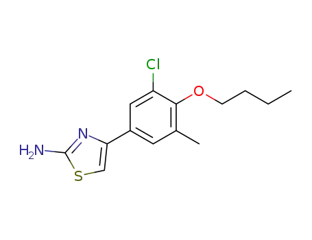 4-(4-butoxy-3-chloro-5-methyl-phenyl)-thiazol-2-ylamine