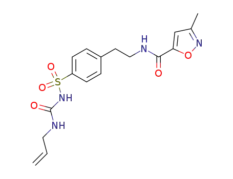 3-methyl-isoxazole-5-carboxylic acid 4-(allylcarbamoyl-sulfamoyl)-phenethylamide