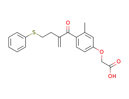 3-Methyl-4-<2-methylen-4-phenylmercapto-butyryl>-phenoxyessigsaeure