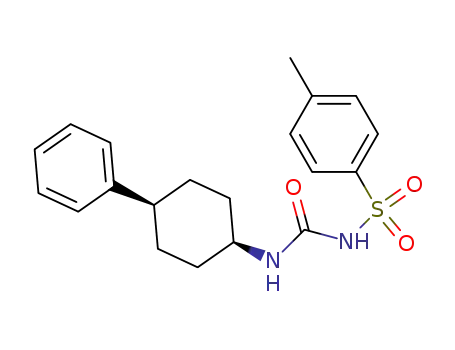 Molecular Structure of 5769-19-7 (N-<4-Methyl-benzolsulfonyl>-N'-<4c-phenyl-cyclohexyl>-harnstoff)