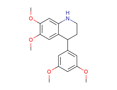 Quinoline,4-(3,5-dimethoxyphenyl)-1,2,3,4-tetrahydro-6,7-dimethoxy- cas  7473-33-8