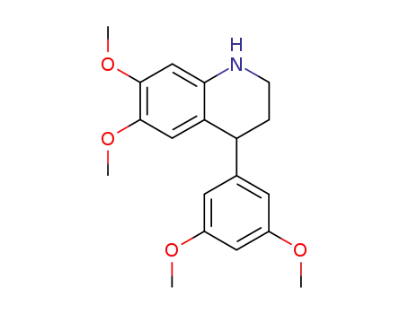 Molecular Structure of 7473-33-8 (4-(3,5-dimethoxyphenyl)-6,7-dimethoxy-1,2,3,4-tetrahydroquinoline)