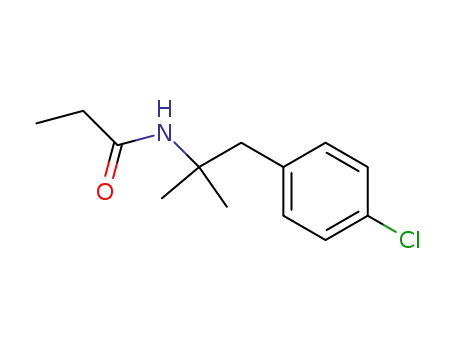N-Propionyl-1.1-dimethyl-2-<4-chlor-phenyl>-aethylamin