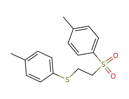 Benzene, 1-methyl-4-[[2-[(4-methylphenyl)sulfonyl]ethyl]thio]-