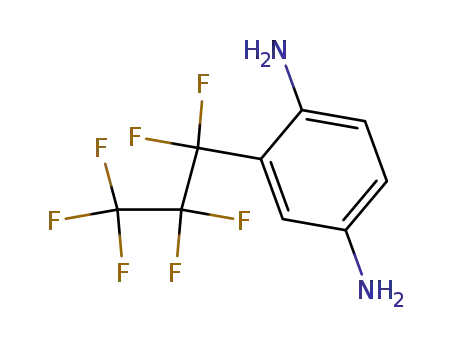 2-Heptafluoropropyl-benzene-1,4-diamine