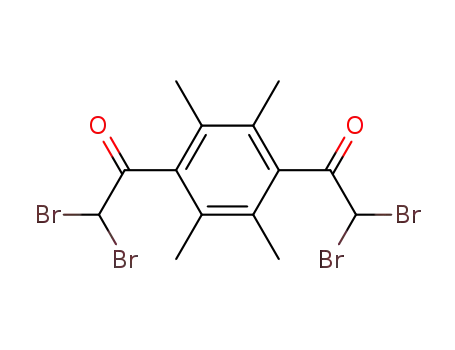 Ethanone, 1,1'-(2,3,5,6-tetramethyl-1,4-phenylene)bis[2,2-dibromo-