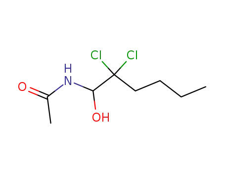 N-(2,2-Dichlor-1-hydroxy)-hexylacetamid