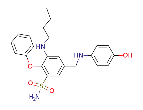 Benzenesulfonamide,
3-(butylamino)-5-[[(4-hydroxyphenyl)amino]methyl]-2-phenoxy-