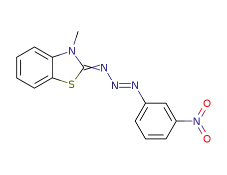 3-methyl-2-[(1Ξ,2<i>E</i>)-(3-nitro-phenyl)-triazenylidene]-2,3-dihydro-benzothiazole