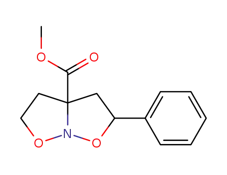 2-phenyl-tetrahydro-isoxazolo[2,3-<i>b</i>]isoxazole-3a-carboxylic acid methyl ester