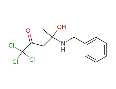 Molecular Structure of 839-38-3 (2-Pentanone, 1,1,1-trichloro-4-hydroxy-4-[(phenylmethyl)amino]-)