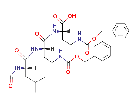 (<i>S</i>)-4-benzyloxycarbonylamino-2-{(<i>S</i>)-4-benzyloxycarbonylamino-2-[(<i>N</i>-formyl-L-leucyl)-amino]-butyrylamino}-butyric acid