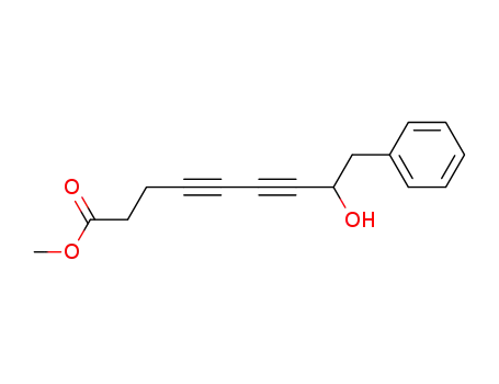 8-Hydroxy-9-phenyl-nona-4,6-diinsaeure-methylester