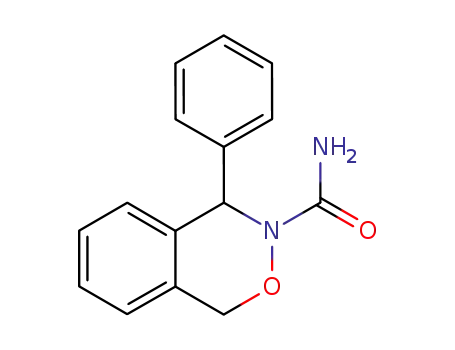 Molecular Structure of 21464-28-8 (4-phenyl-1,4-dihydro-benzo[<i>d</i>][1,2]oxazine-3-carboxylic acid amide)