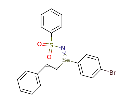 N-Phenylsulfonyl-p-bromphenylstyrylselenimid