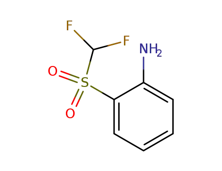 Molecular Structure of 24906-75-0 (2-[(DIFLUOROMETHYL)SULFONYL]ANILINE HYDROCHLORIDE)