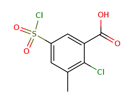 2-Chloro-5-chlorosulfonyl-3-methyl-benzoic acid