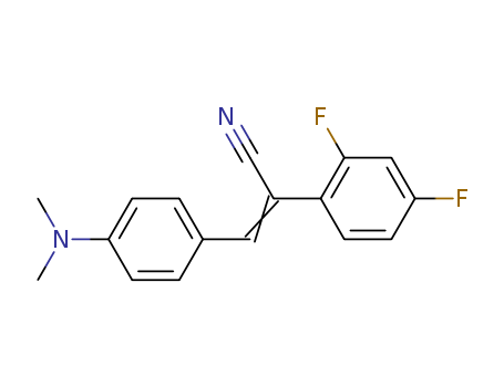 Benzeneacetonitrile, a-[[4-(dimethylamino)phenyl]methylene]-2,4-difluoro- cas  1525-45-7