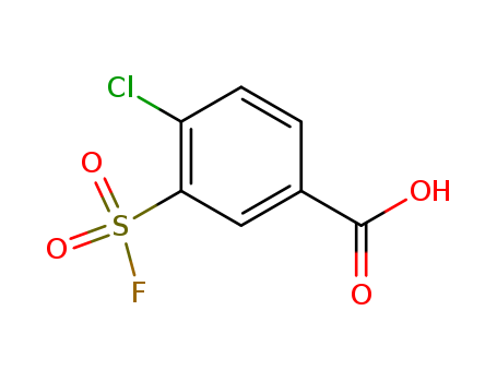 Benzoic acid,4-chloro-3-(fluorosulfonyl)- cas  2494-80-6