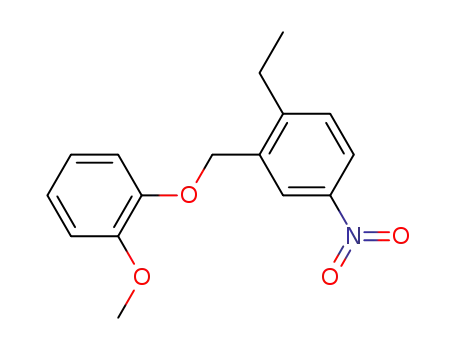 Benzene, 1-ethyl-2-[(2-methoxyphenoxy)methyl]-4-nitro-