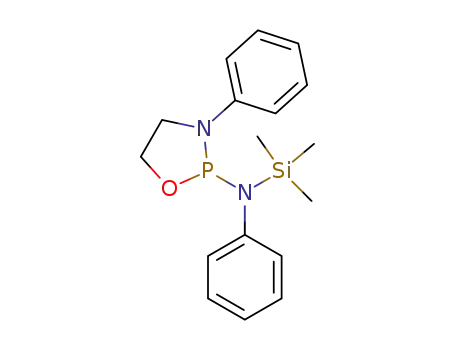 phenyl-(3-phenyl-[1,3,2]oxazaphospholidin-2-yl)-trimethylsilanyl-amine