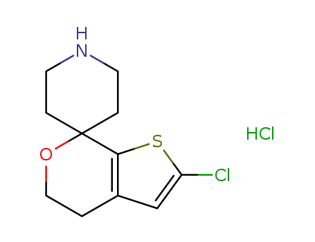 2'-chloro-4',5'-dihydrospiro[piperidine-4,7'-thieno[2,3-c]pyran] hydrochloride
