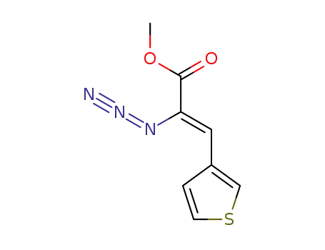 (Z)-methyl 2-azido-3-(thiophen-3-yl)acrylate