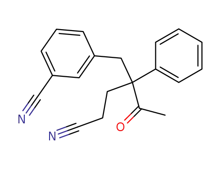 4-(3-cyano-benzyl)-5-oxo-4-phenyl-hexanenitrile