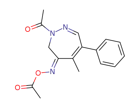 2-acetyl-5-methyl-6-phenyl-2,3-dihydro-[1,2]diazepin-4-on-(<i>O</i>-acetyl oxime )
