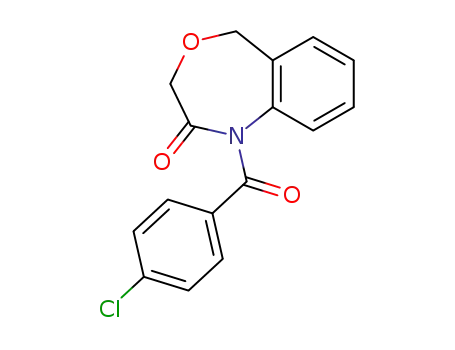 1-(4-chloro-benzoyl)-1,5-dihydro-benzo[<i>e</i>][1,4]oxazepin-2-one