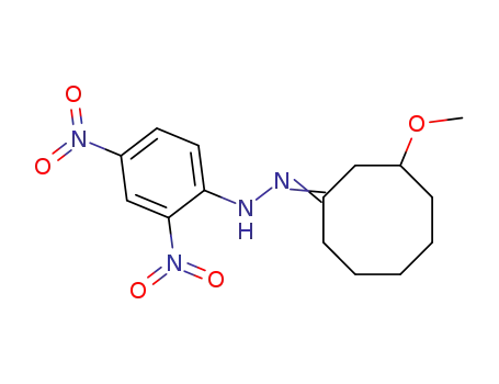 3-Methoxy-cyclooctanon-(2.4-dinitro-phenylhydrazon)
