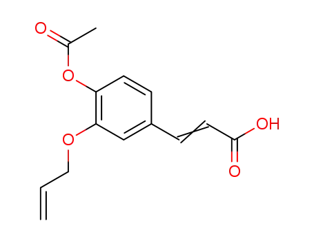 3-Allyloxy-4-acetoxy-zimtsaeure