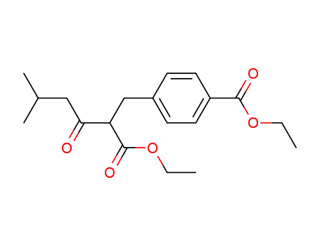 α-Isovaleryl-β-<4-aethoxycarbonyl-phenyl>-propionsaeure-aethylester