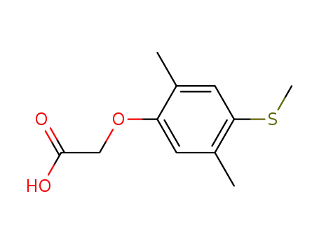 (2,5-Dimethyl-4-methylmercapto-phenoxy)-essigsaeure