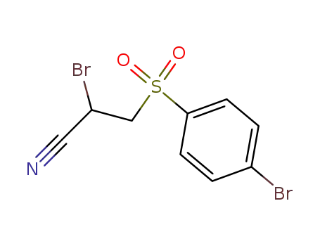 p-Brom-benzol-β-brom-β-cyan-ethyl-sulfon