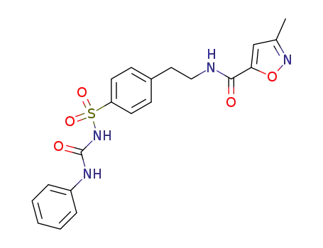 3-methyl-isoxazole-5-carboxylic acid 4-(phenylcarbamoyl-sulfamoyl)-phenethylamide